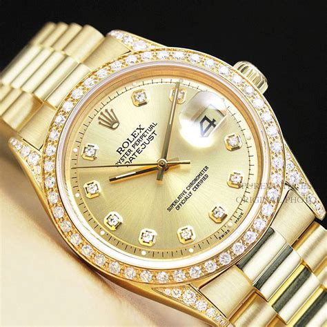 rolex 18k president|rolex presidential 18k solid gold.